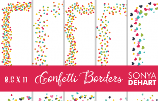 Clipart Confetti Borders