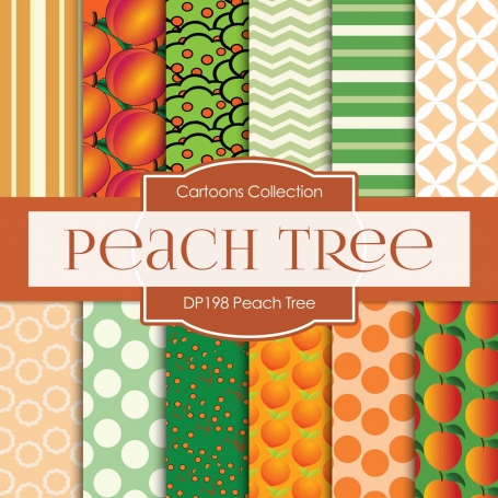 Digital Papers - Peach Tree (DP198)