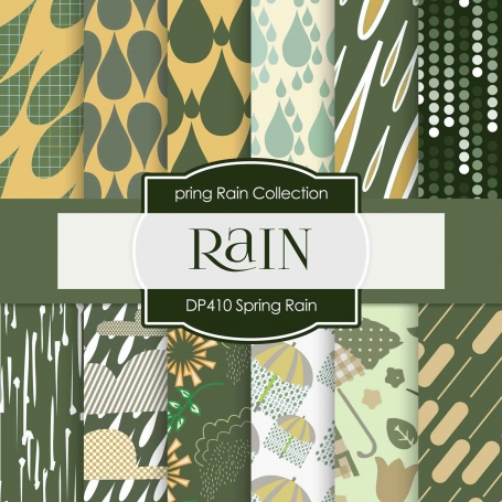 Digital Papers - Spring Rain