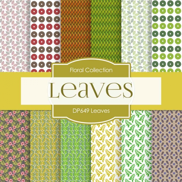 Download Digital Papers - Leaves (DP649) 