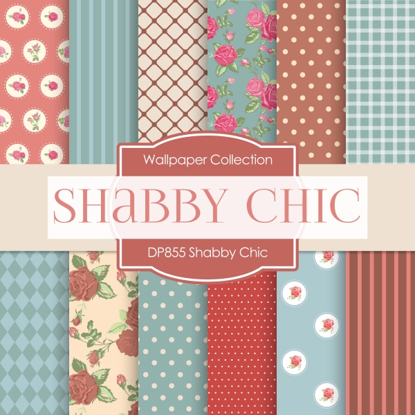 Download Digital Papers - Shabby Chic (DP855) 