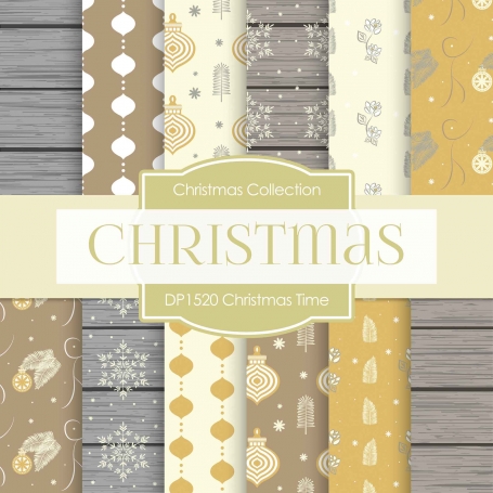 Digital Papers - Christmas Time