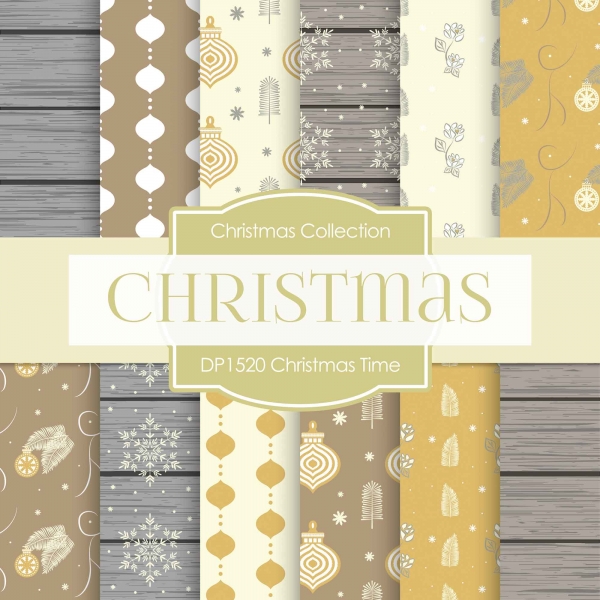 Download Digital Papers - Christmas Time (DP1520) 