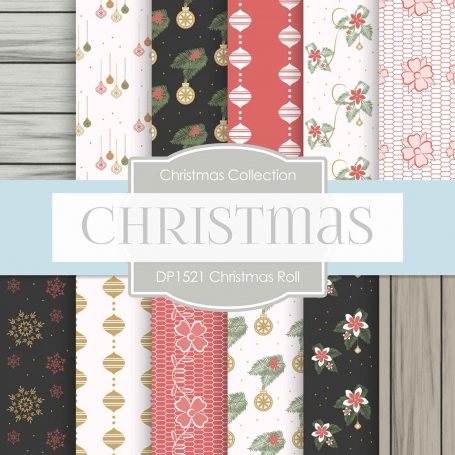 Digital Papers - Christmas Roll