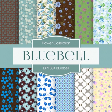 Digital Papers - Bluebell (DP1304)