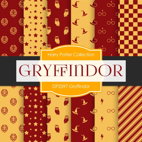 Digital Papers - Gryffindor
