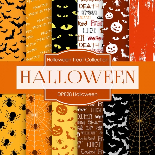 Download Digital Papers - Halloween (DP828) 