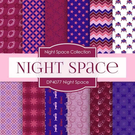 Digital Papers - Night Space