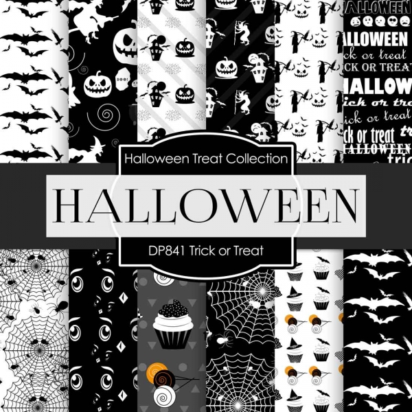 Download Digital Paper - Trick or Treat (DP841) 