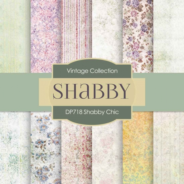 Download Digital Paper - Shabby Chic (DP718) 