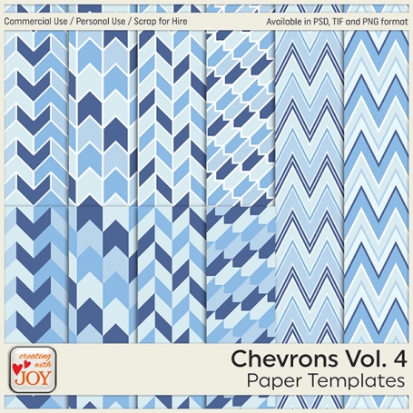 6 Commercial Use Chevron Paper