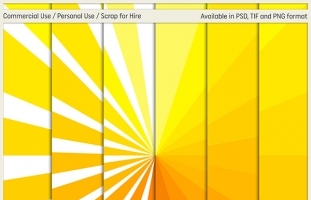 6 Sunburst Paper Templates - Vol.1