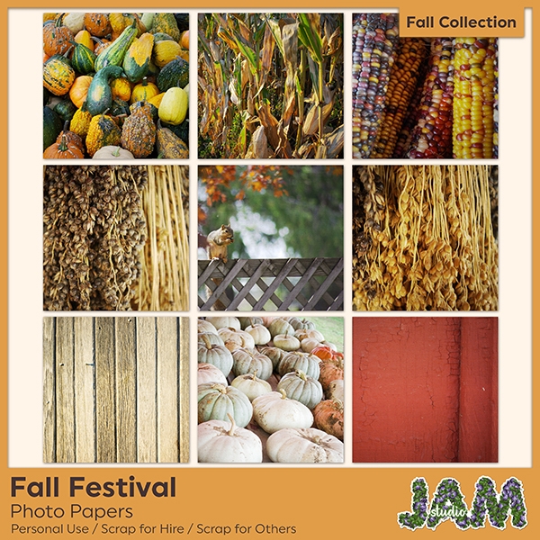 Download Fall Festival - Photo Papers Set 1 