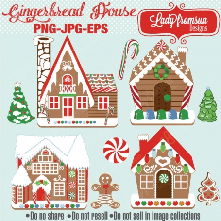 Gingerbread House, Christmas.