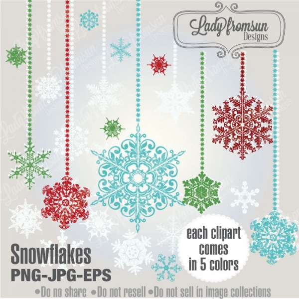 Download Snowflakes clipart  