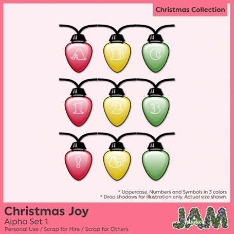 Christmas Joy - Alpha Set 1