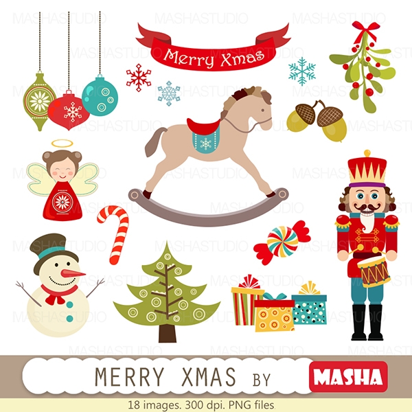 Download MERRY XMAS CLIPART 