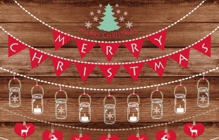 CHRISTMAS STRINGS CLIPART