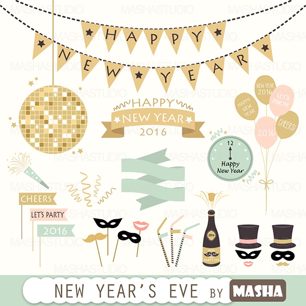 Download NEW YEAR'S EVE CLIPART 