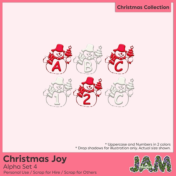 Download Christmas Joy - Alpha Set 4 