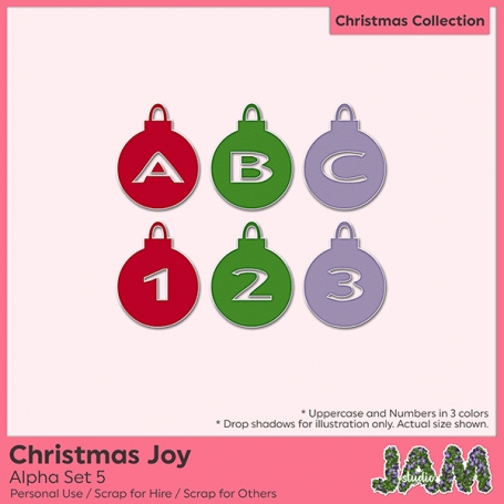 Christmas Joy - Alpha Set 5