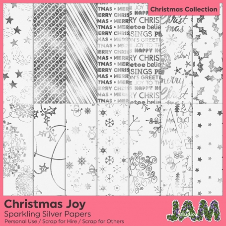 Christmas Joy - Sparkling Silver