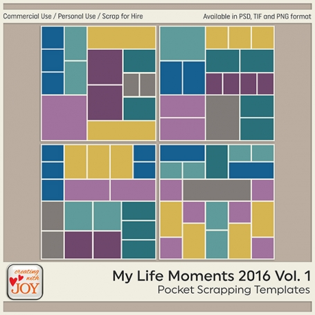 My Life Moments Pocket Templates