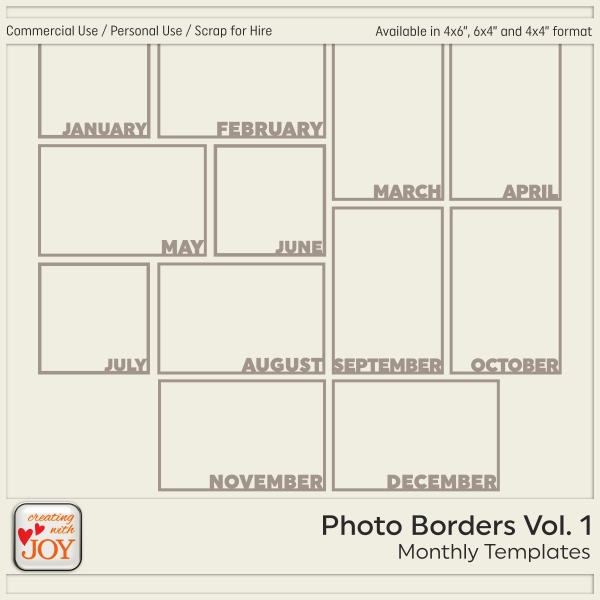 Download Photo Borders Vol. 1 