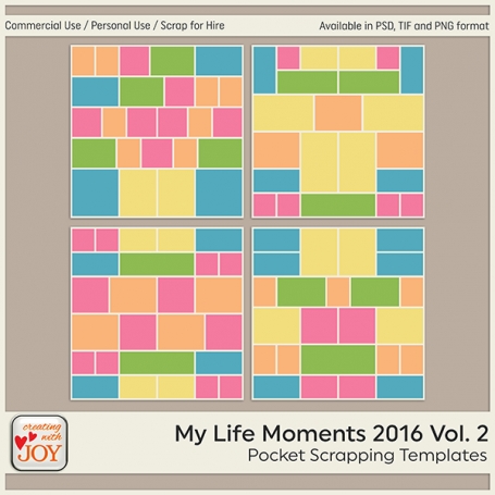 My Life Moments Pocket Templates