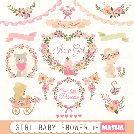 BABY SHOWER CLIPART