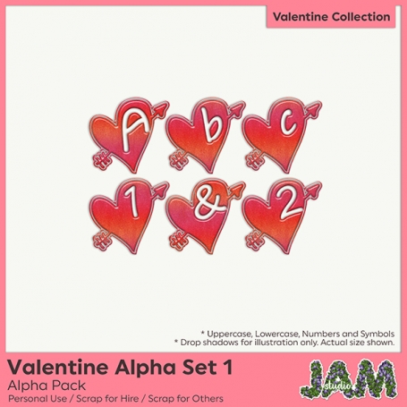 Valentine Alpha Set 1