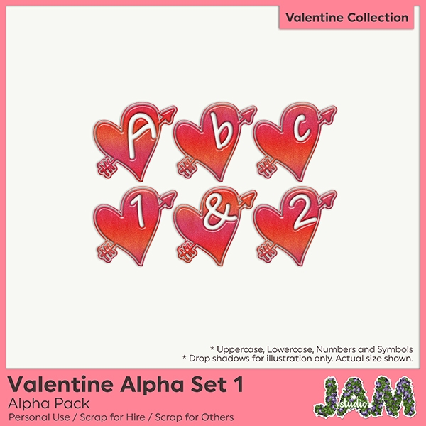 Download Valentine Alpha Set 1 