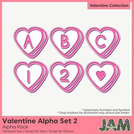 Valentine Alpha Set 2