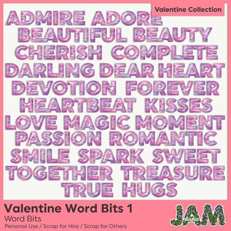 Valentine Word Bits 1