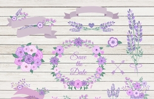 Spring Lavender Clipart