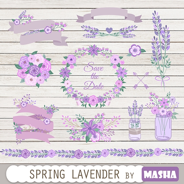 Download Spring Lavender Clipart 