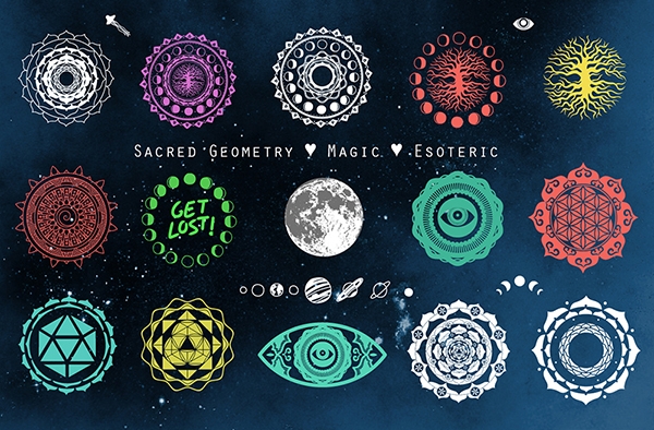 Download Beautiful Sacred Geometry Designs Bundle 