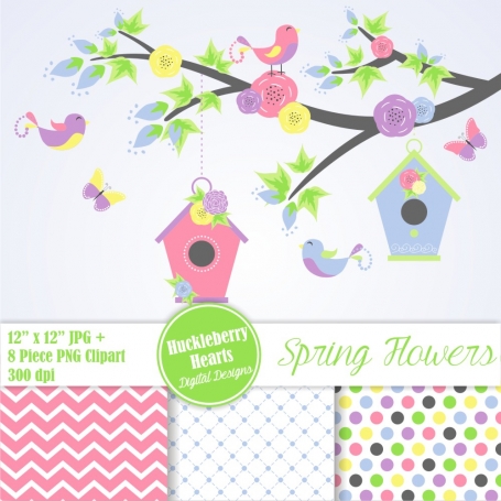 Spring Flowers Clipart