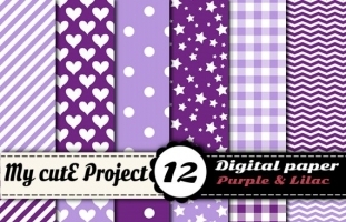 Purple & Lilac - Digital