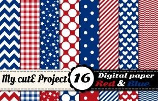 Red & Blue - Digital