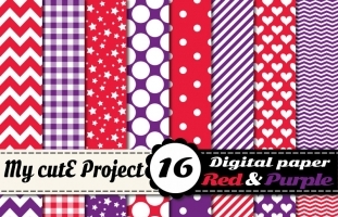 Red & Purple - Digital