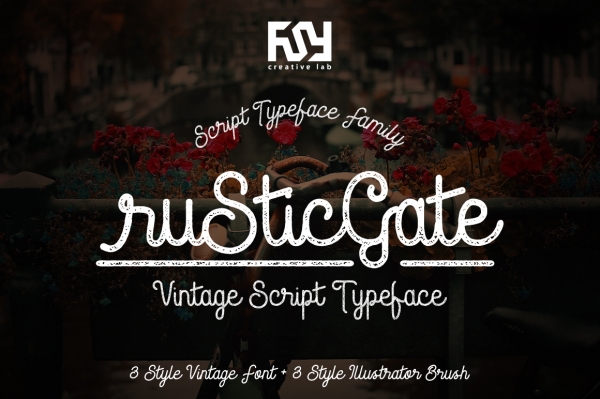 Download Rustic Gate Vintage Font 