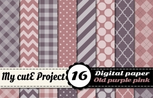 Old pink & Purple Digital