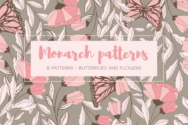 Download 8 Monarch Patterns 