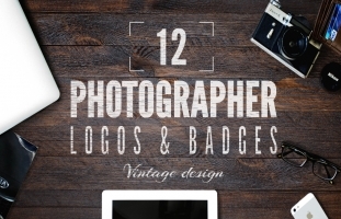 Retro Photography Logo Templates