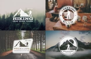6 Trekking Adventure Badges &