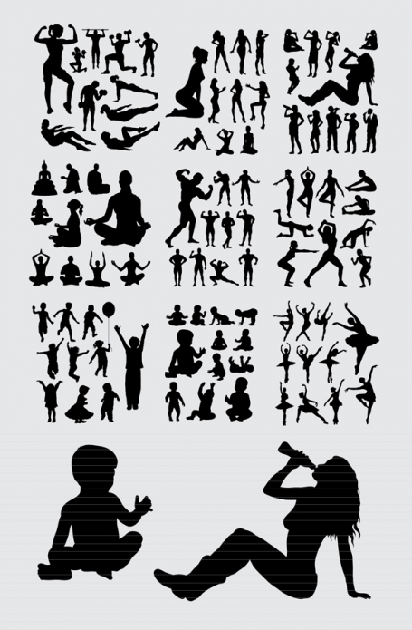 People Activity Silhouette