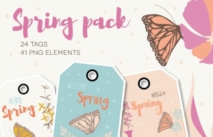 Spring collection - 24 tags