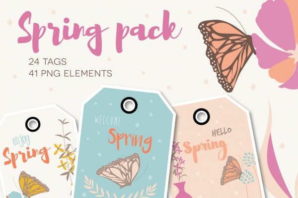 Download Spring collection - 24 tags 