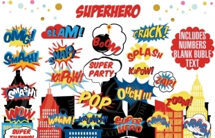 SuperHero Clip Art 